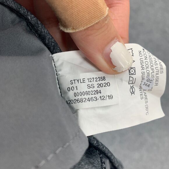 Under Armour Golf Short Mens 32 Black Gray Crosshatch Loose HeatGear Flat Front - Picture 9 of 11